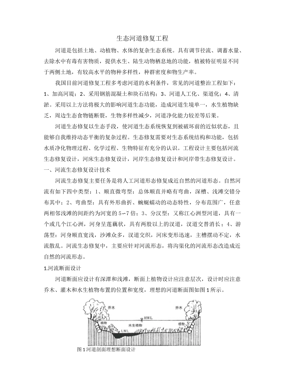 河道生态修复技术范本_第1页