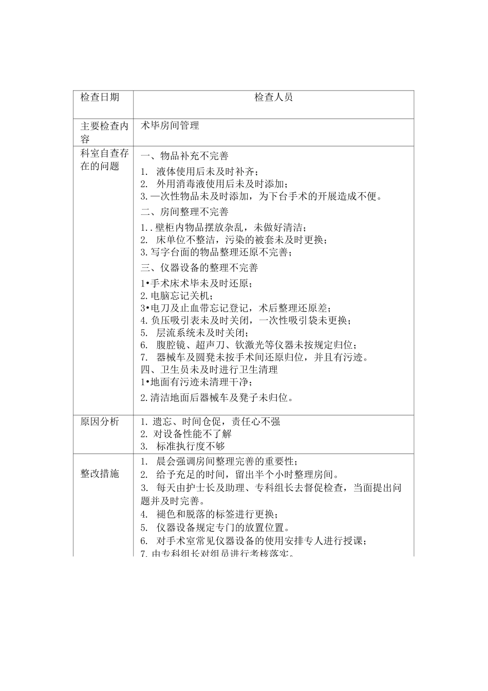 手术室护理质量持续改进记录_第3页