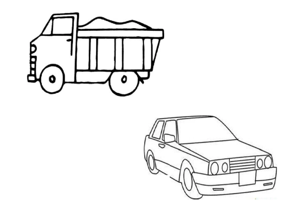 幼儿汽车绘本填色(直接打印)_第1页