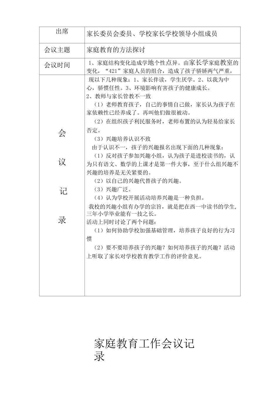 家庭教育工作会议记录_第3页