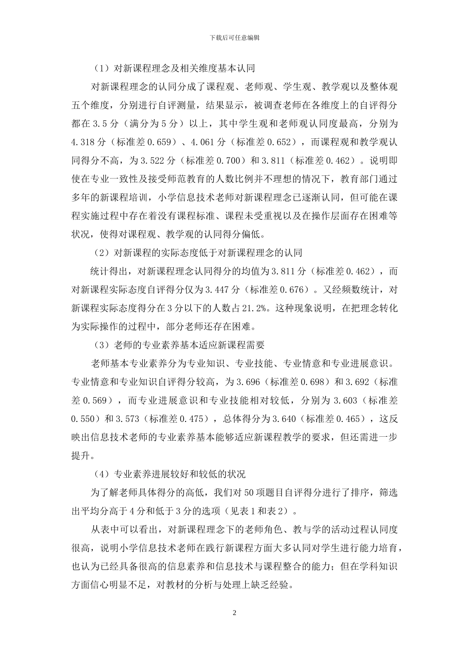 小学信息技术教师专业发展及影响因素研究_第2页