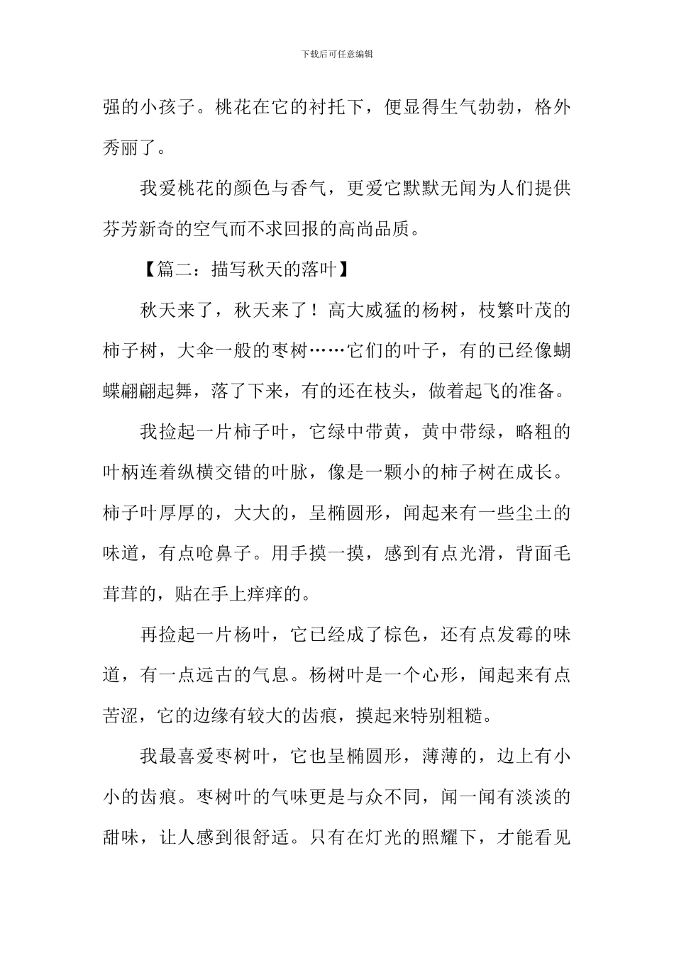 小学六年级状物作文大全_第2页