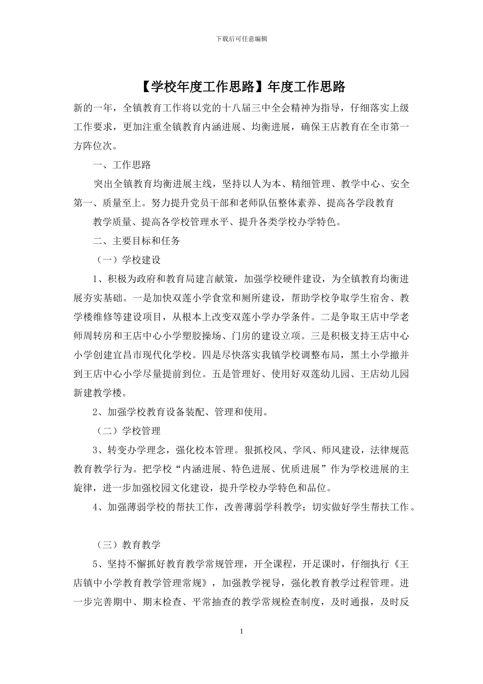 年度工作思路_第1页