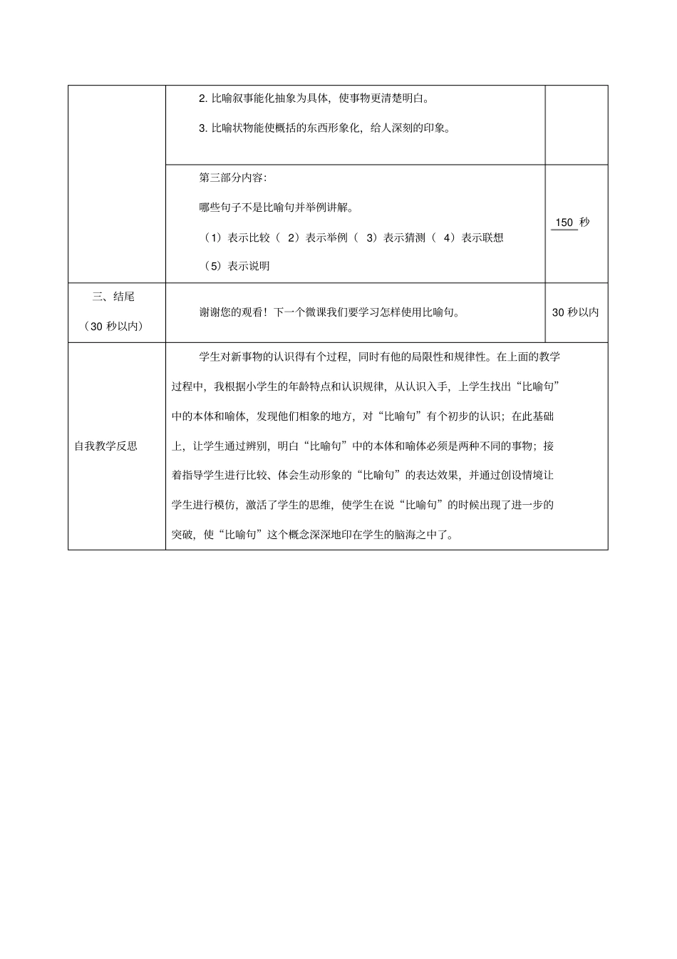 微课教学设计模板实例_第2页