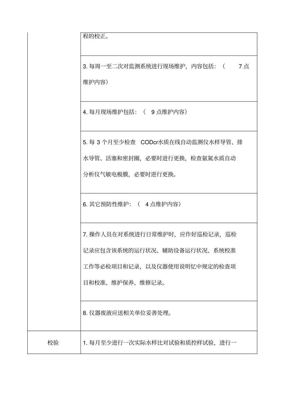 水质在线自动监控系统运维作业指导书_第2页