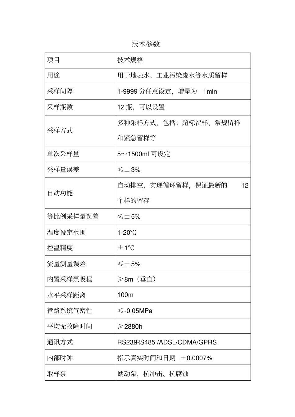 水质自动采样器建设要求_第3页