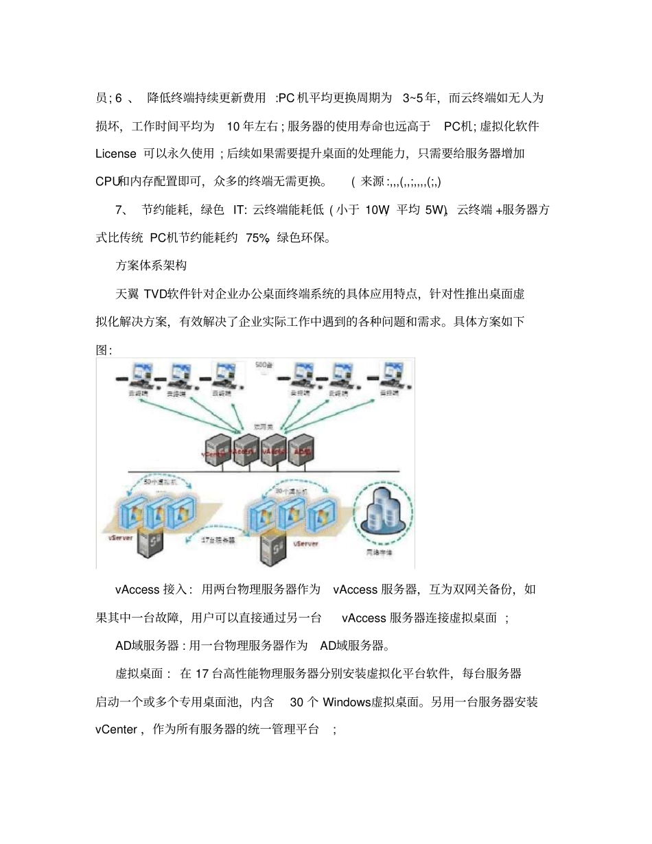 汇编企业桌面虚拟化解决方案_第3页
