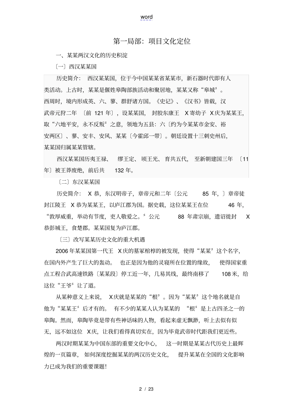 汉王古城旅游地产项目规划建议书_第2页