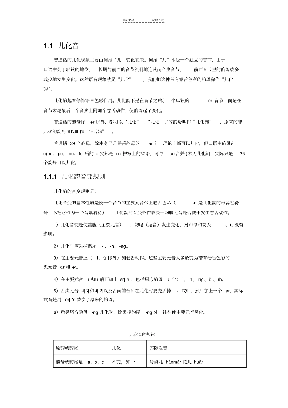 汉语拼音儿化现象_第1页