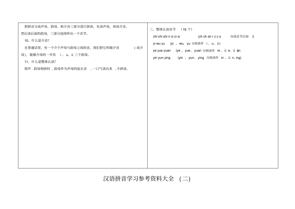汉语拼音学习参考大全_第2页