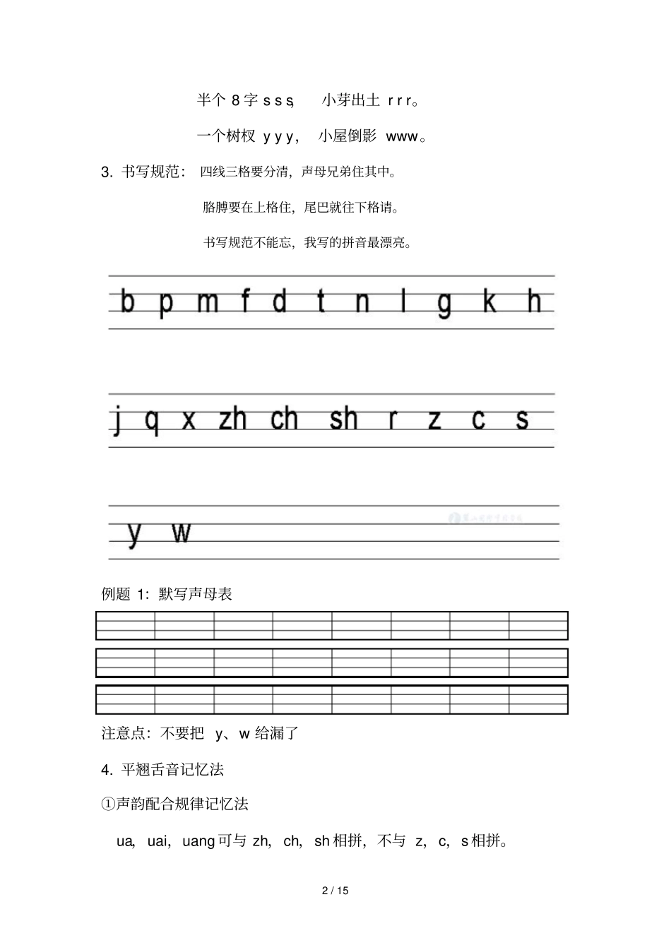 汉语拼音知识点整理_第2页