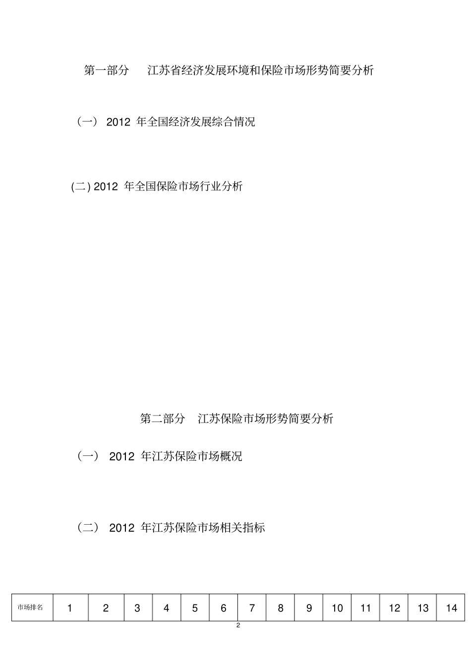 江苏东沅保险代理有限公司筹可行性报告_第2页