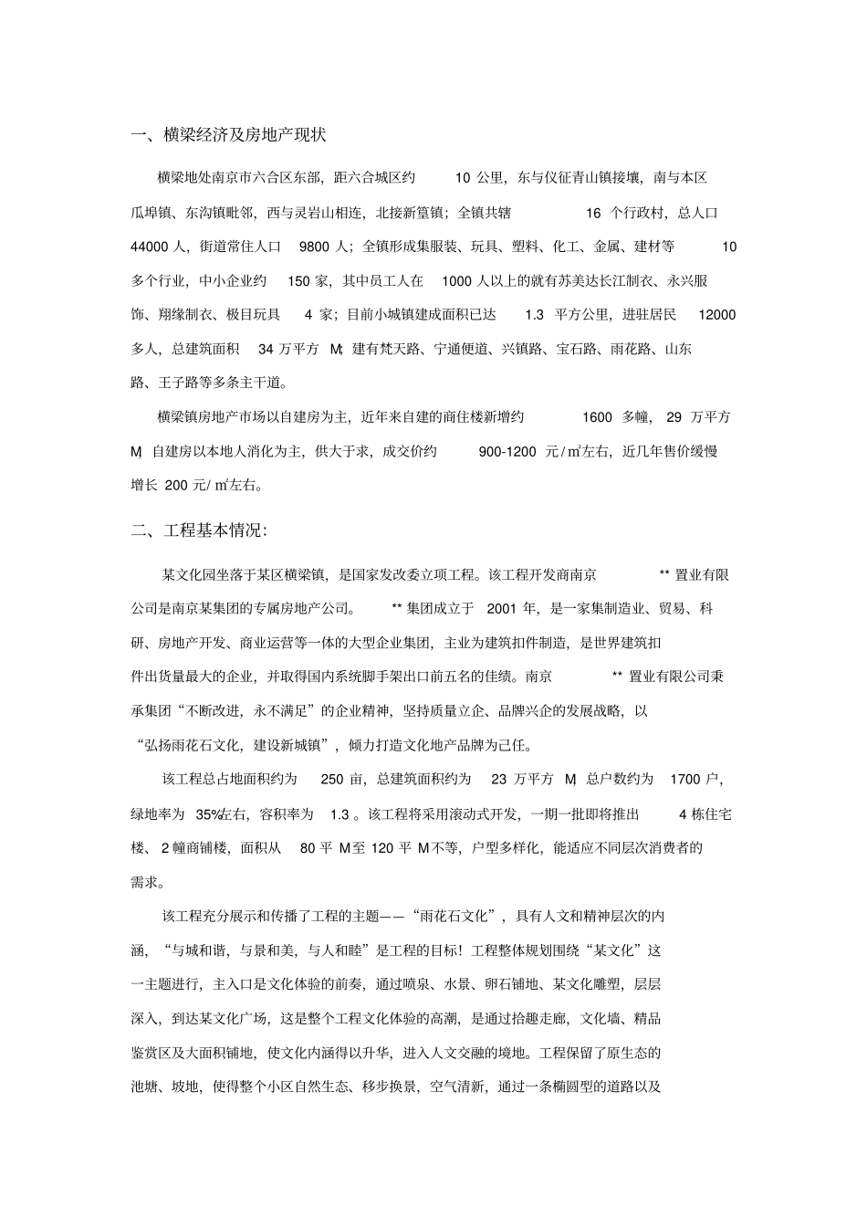 江苏南京某项目管理营销推广策划案_第3页