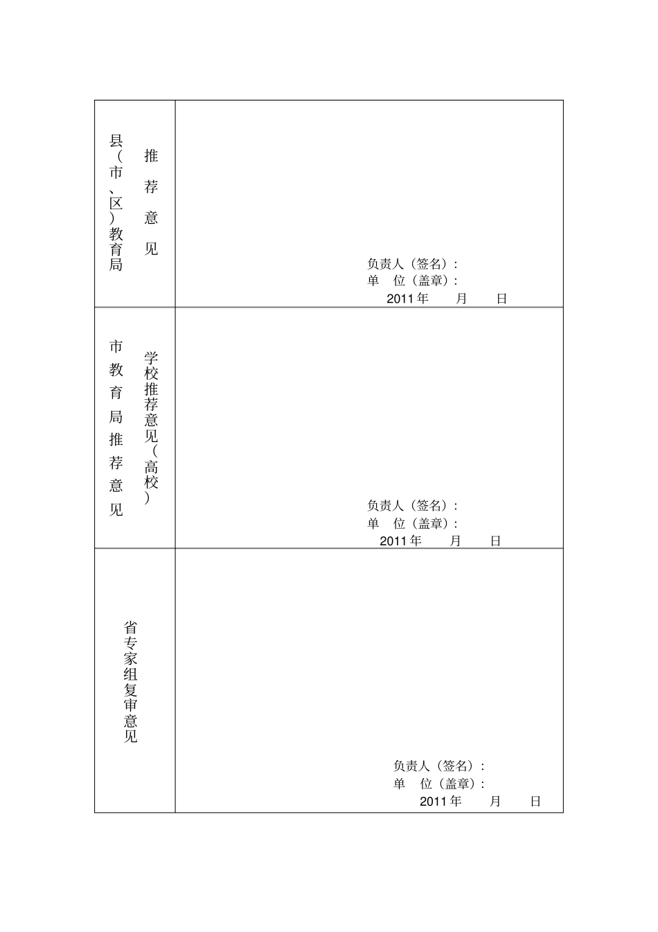 江苏教育科研先进集体申报表、先进个人申报表_第3页