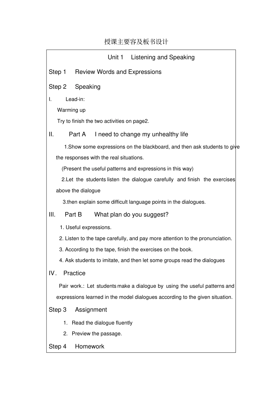 江苏职校高二年级英语第四册Unit_1Could_I_change_my_life_第2页