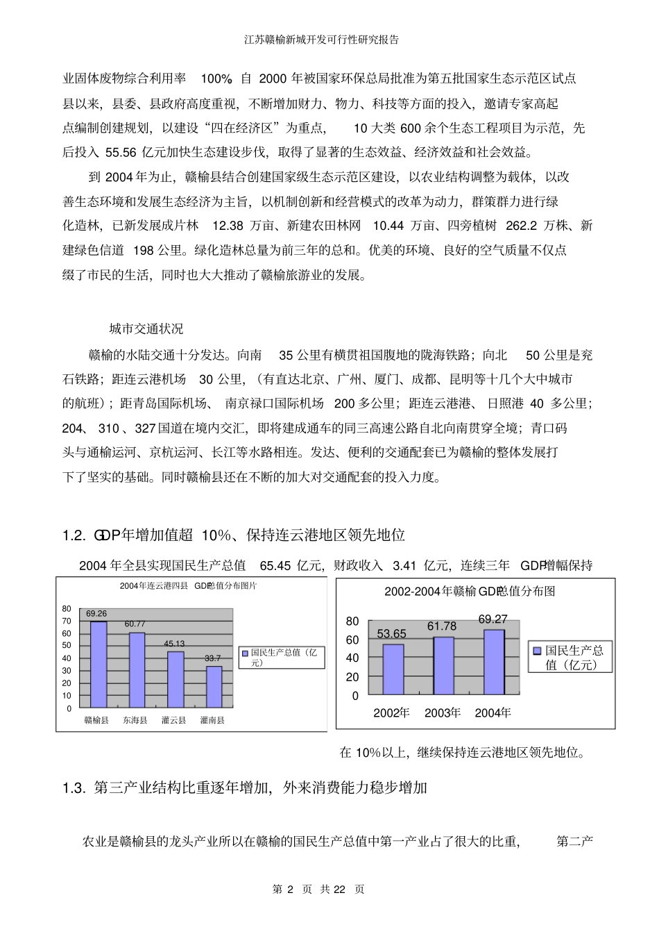江苏赣榆新城开发可行性研究报告_第2页