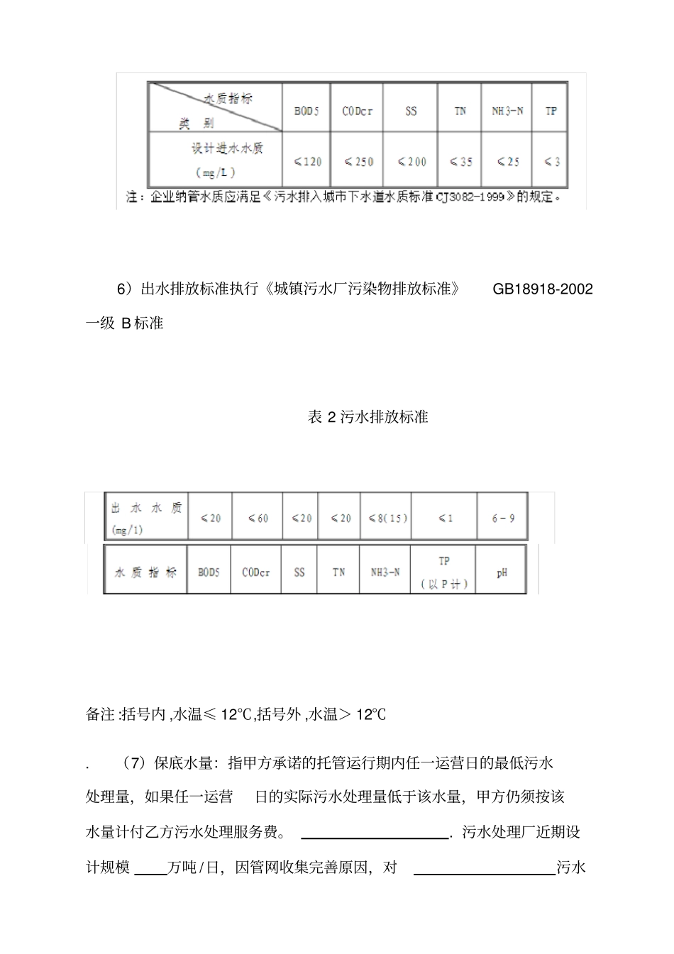 污水处理厂运营合同书_第3页