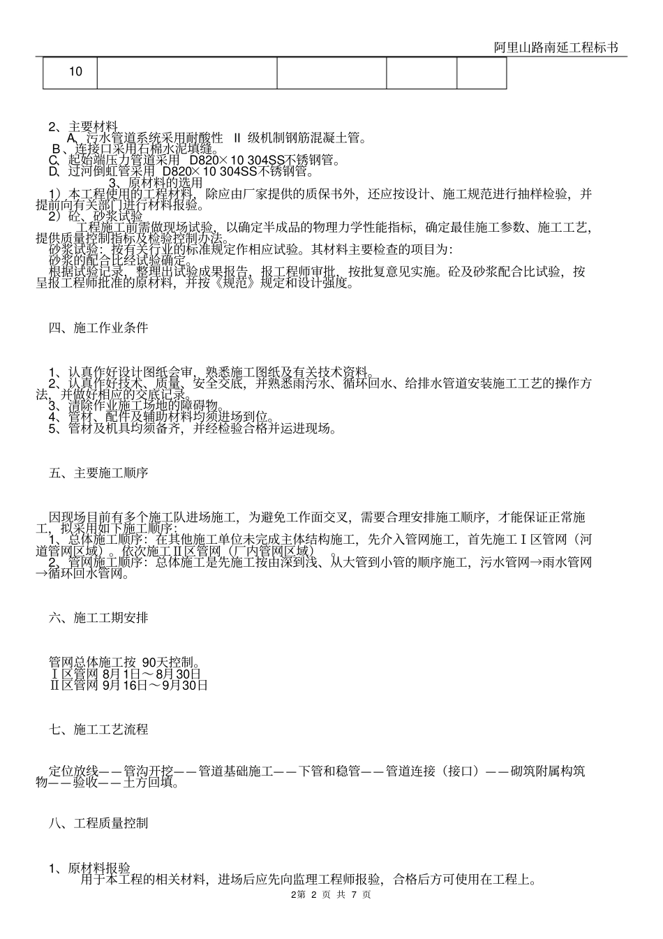 污水管网专项施工方案_第2页