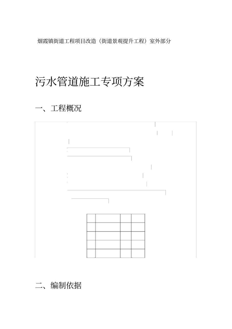 污水管道施工方案_第1页