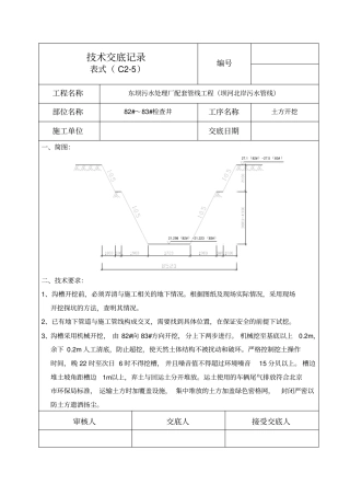 污水管道顶管施工全套交底