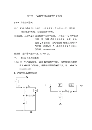 汽包锅炉燃烧自动调节完整系统new