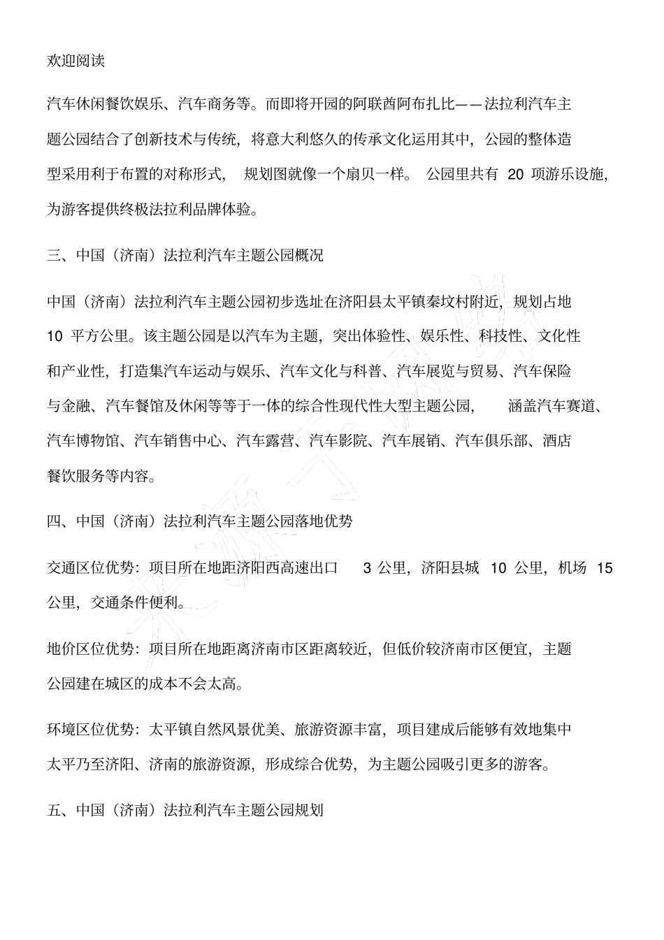 汽车主题公园方案_第2页