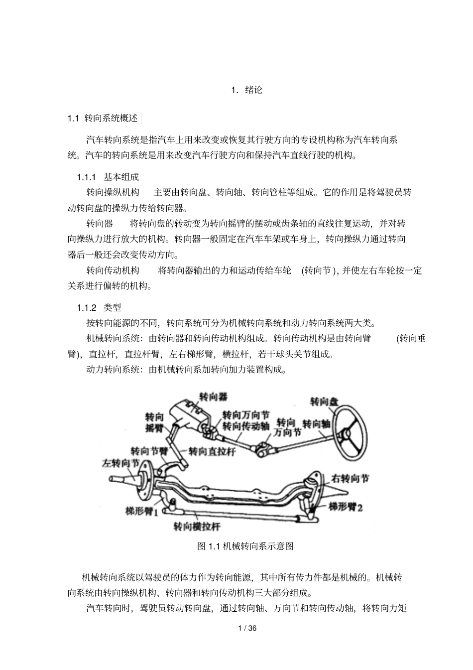 汽车动力转向标准系统_第1页