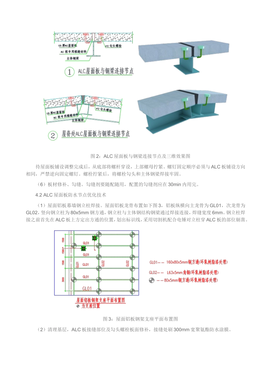 钢结构ALC屋面板系统施工技术_第3页