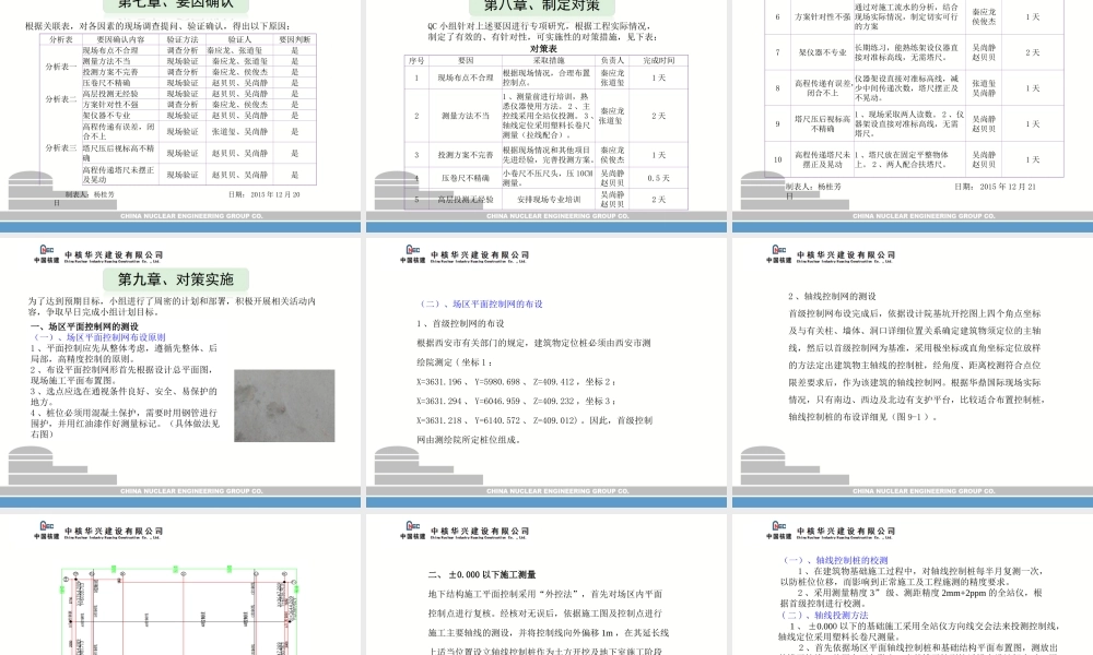 高层建筑测量精度控制