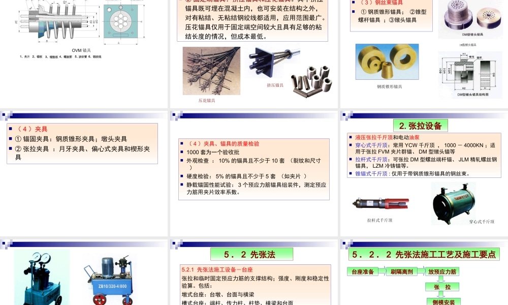 预应力混凝土施工培训讲义