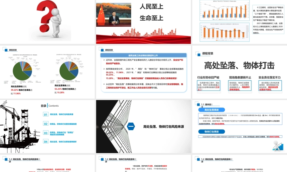 建筑施工预防高处坠落、物体打击事故交流