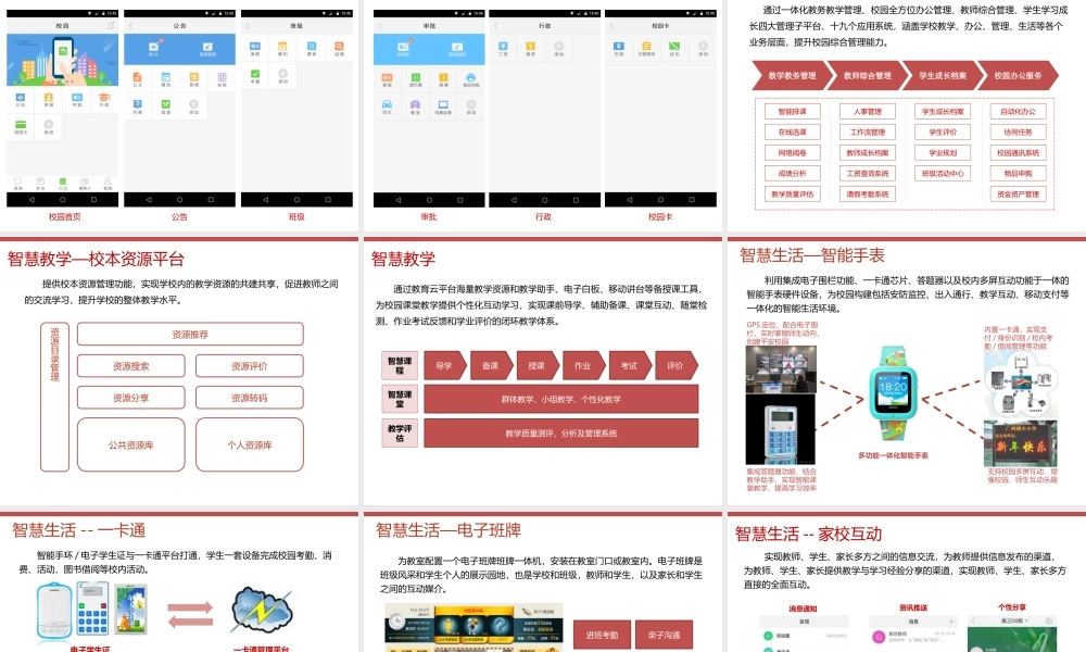 天喻智慧校园解决方案