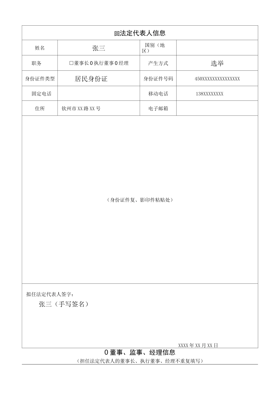 公司设立登记申请书_第3页