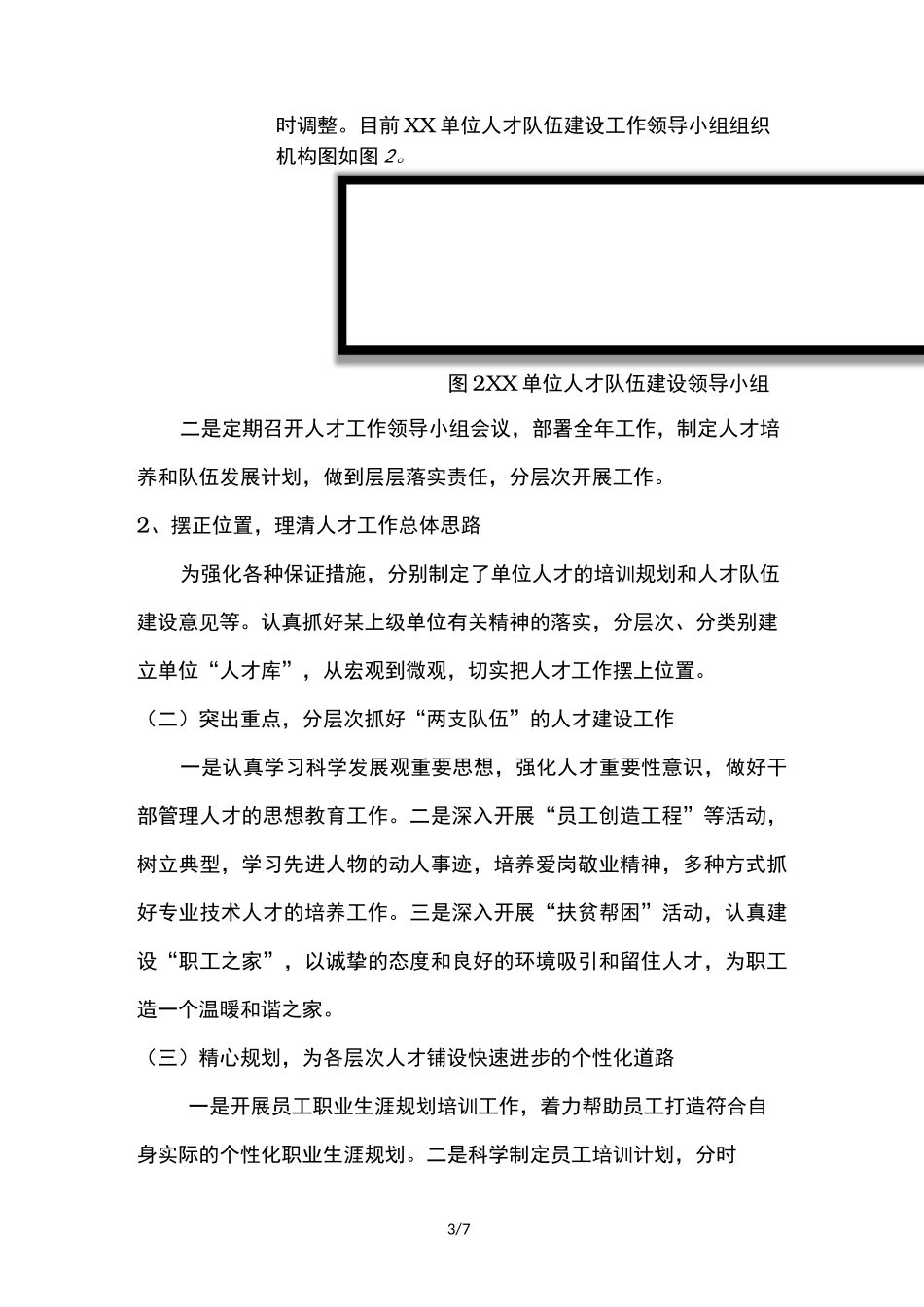 XX单位人才队伍建设工作总结_第3页