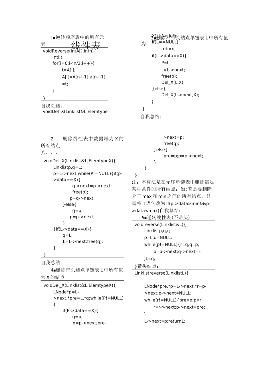 数据结构考研必背算法5星_第2页