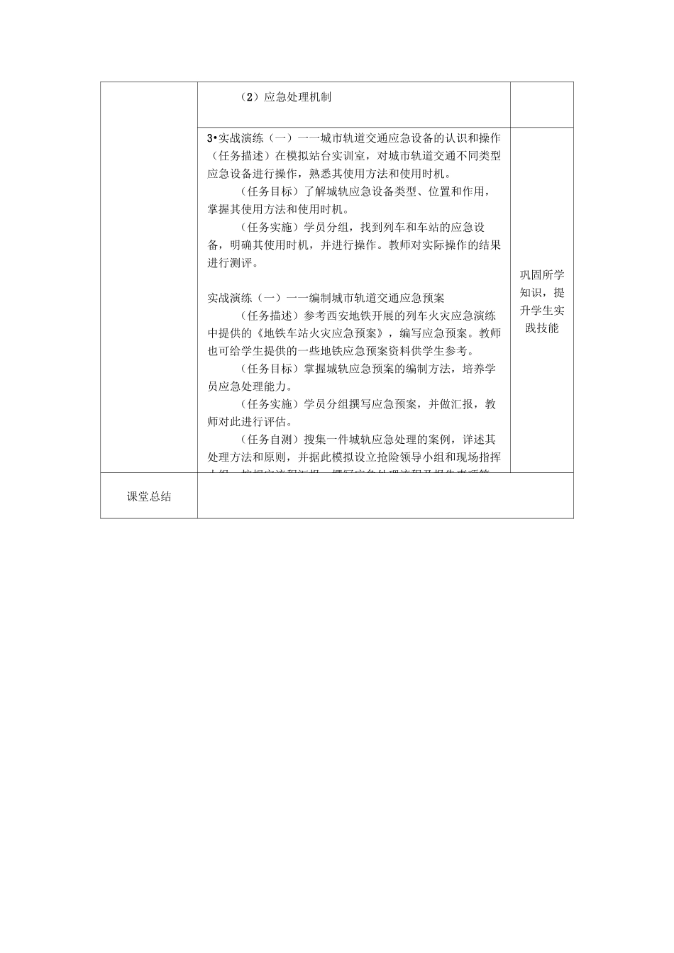《城市轨道交通应急处理》教案_第3页