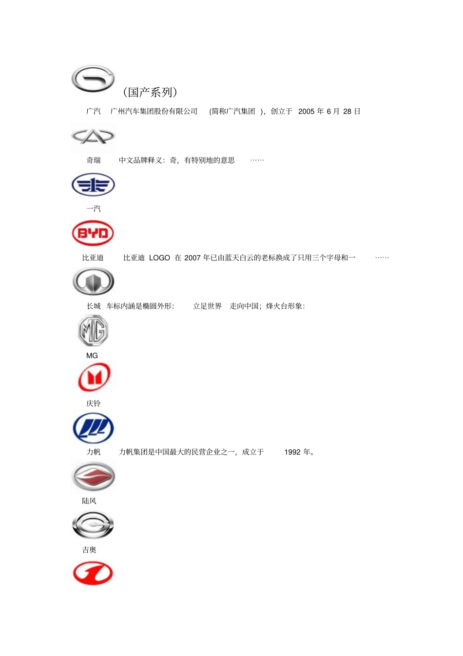 汽车文化选修汽车标志讲解_第1页