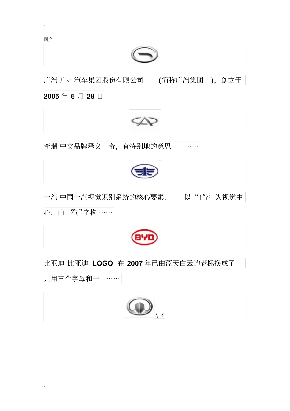 汽车标志含义_第1页