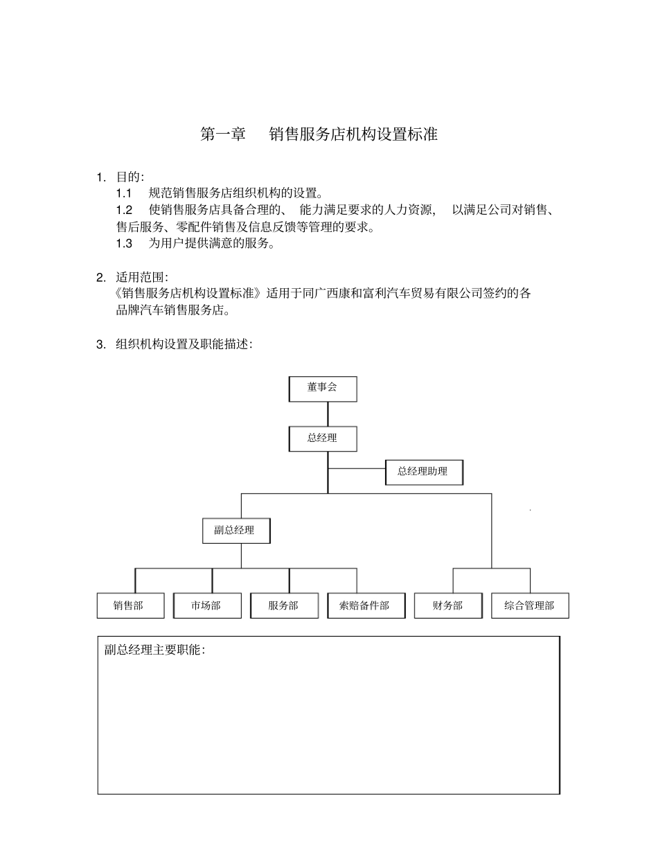 汽车销售服务店管理手册_第2页