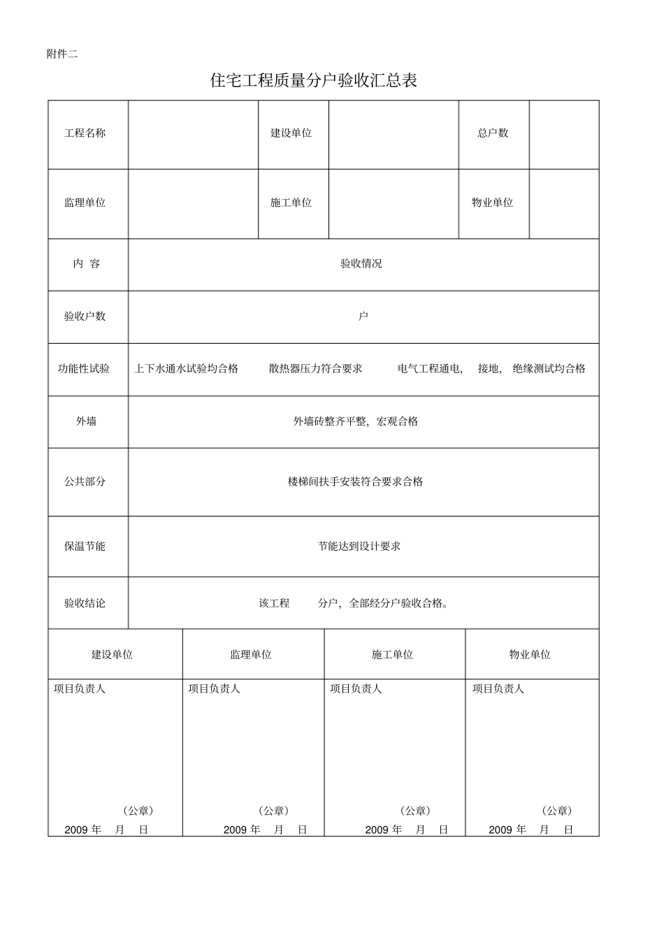 沈阳分户验收表一套_第2页