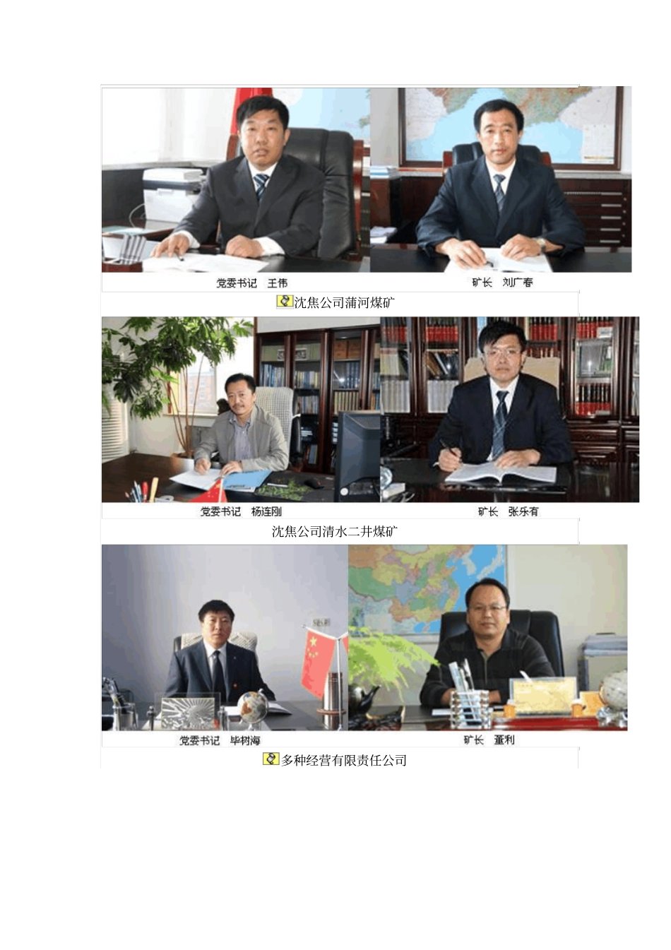 沈阳煤业集团正处级以上领导_第2页