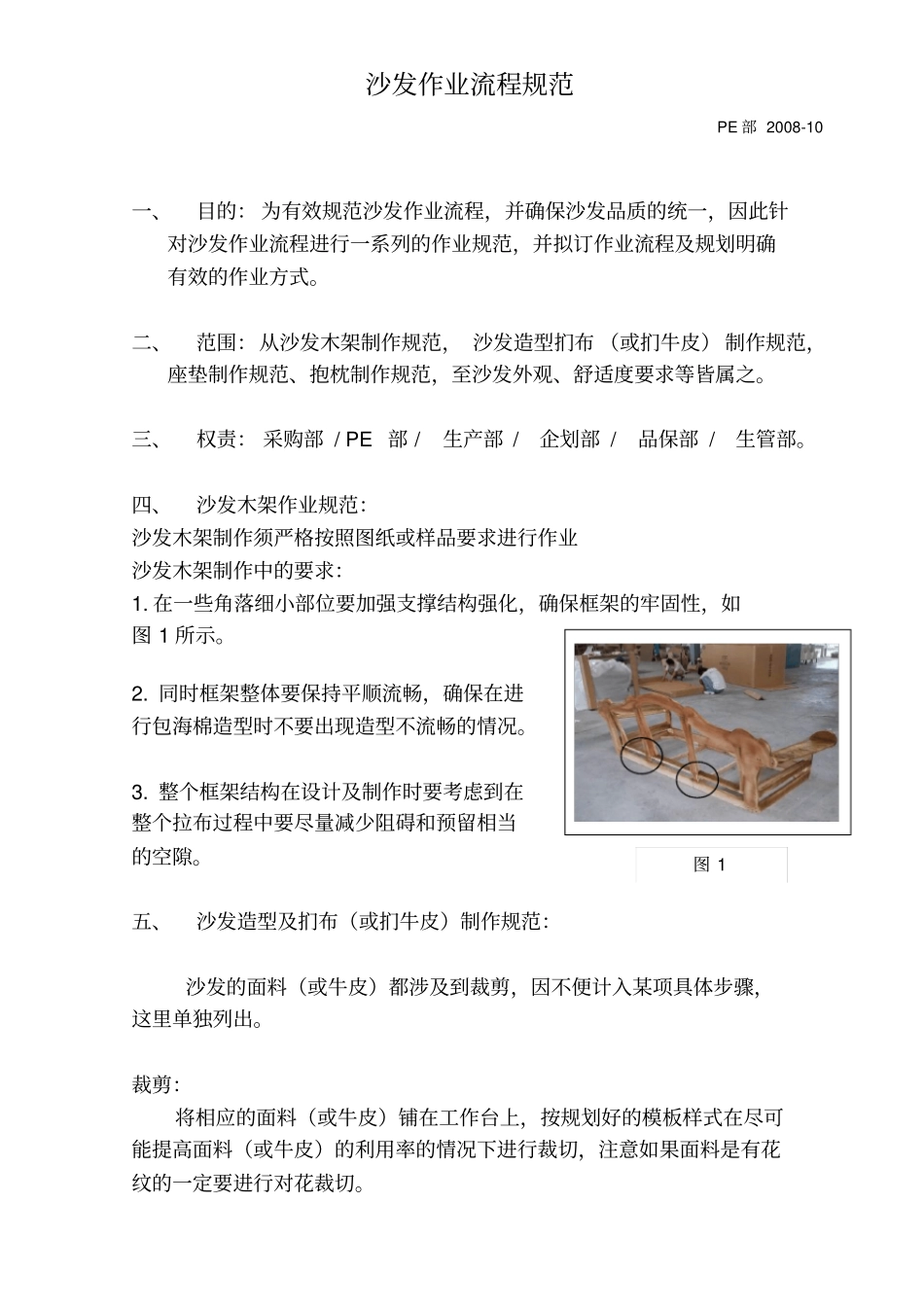 沙发作业流程规范_第1页