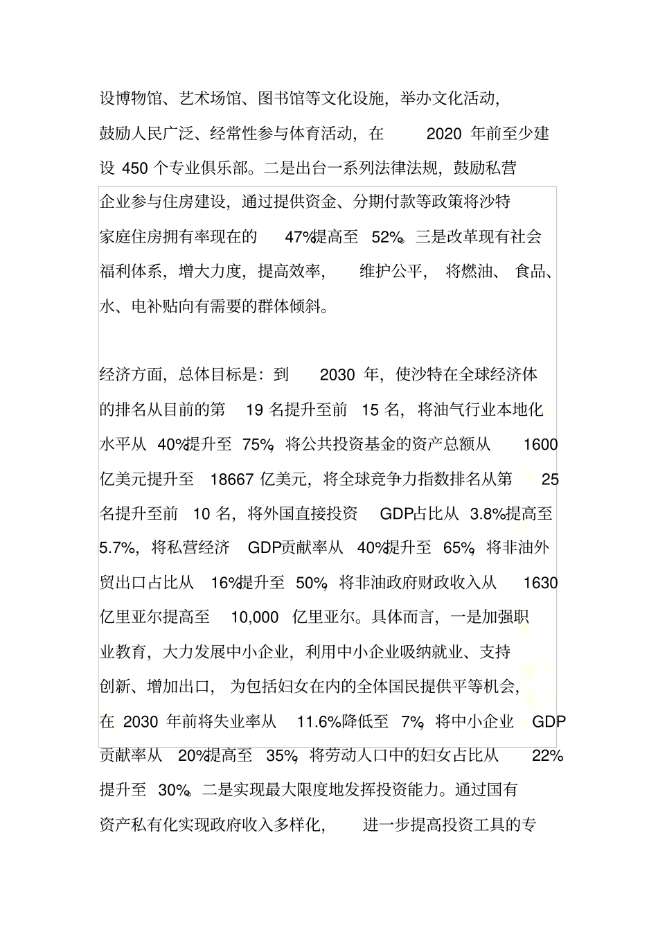沙特2030发展愿景_第3页