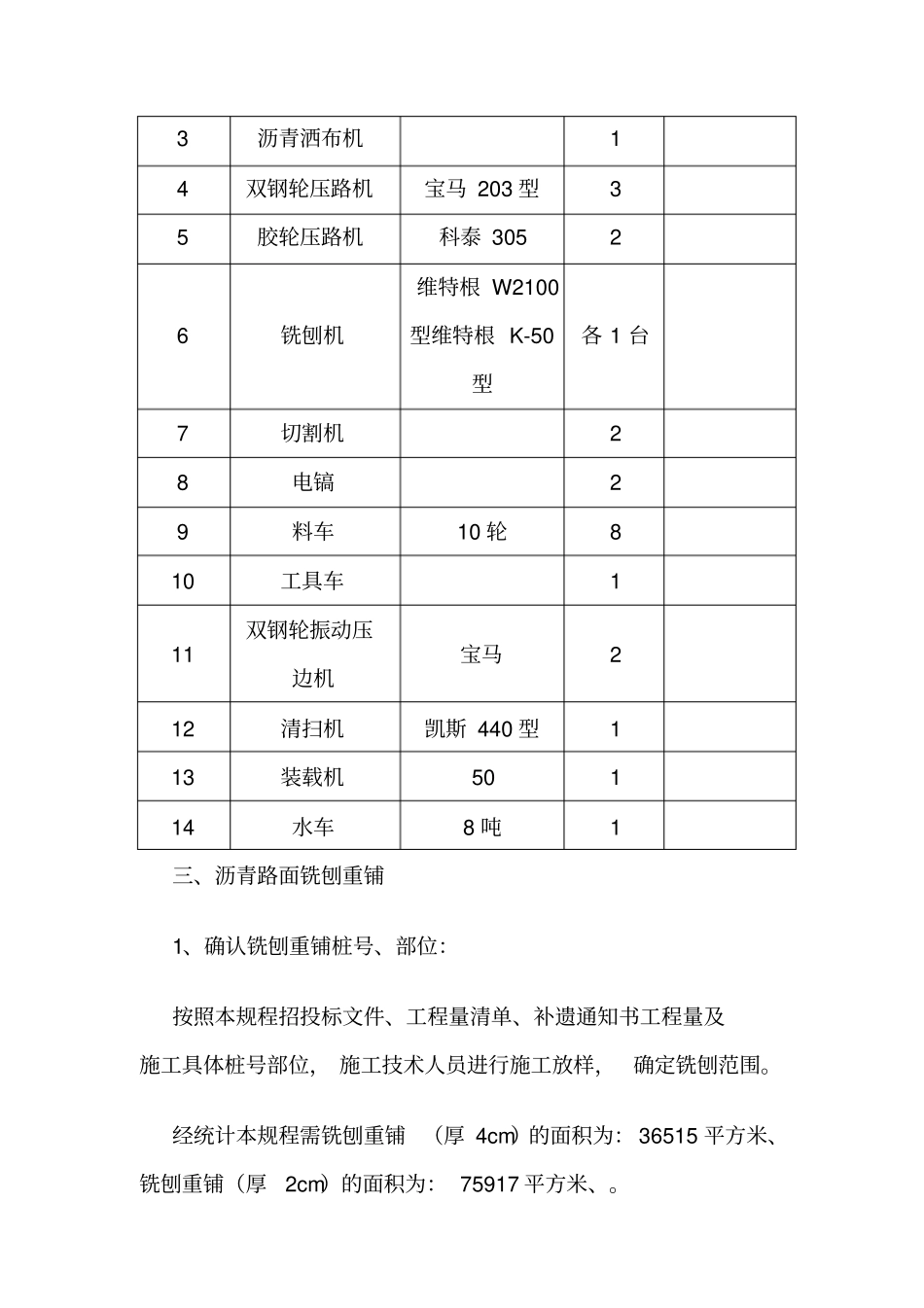 沥青路面铣刨重铺施工方案_第3页