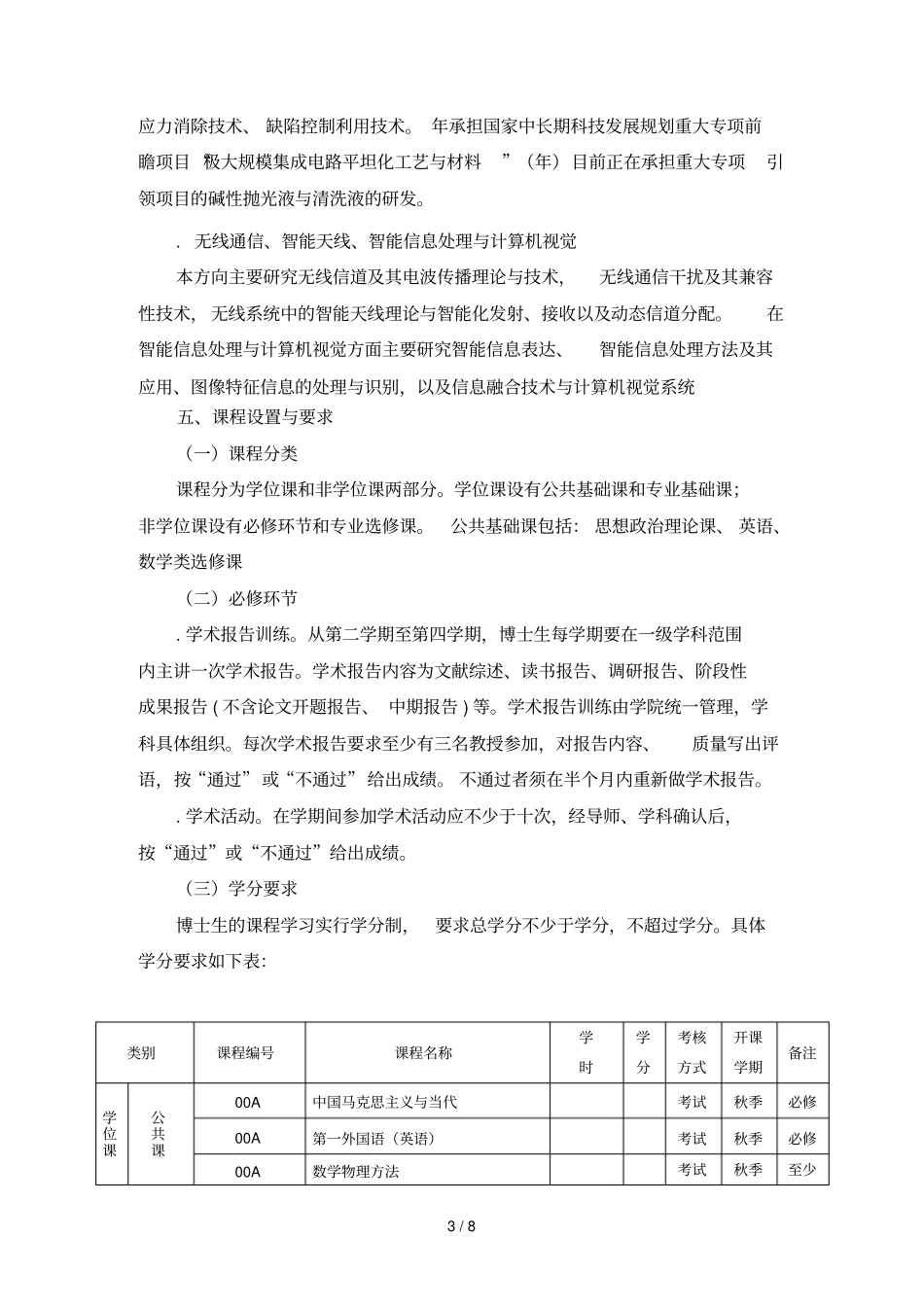 河北工业大学博士研究生培养方案_第3页