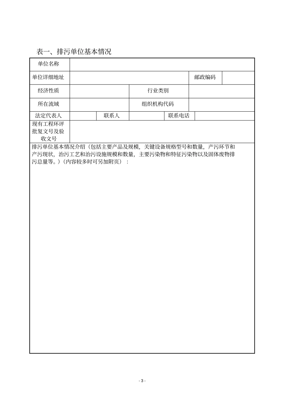 河南排污许可证表格表格讲解_第3页