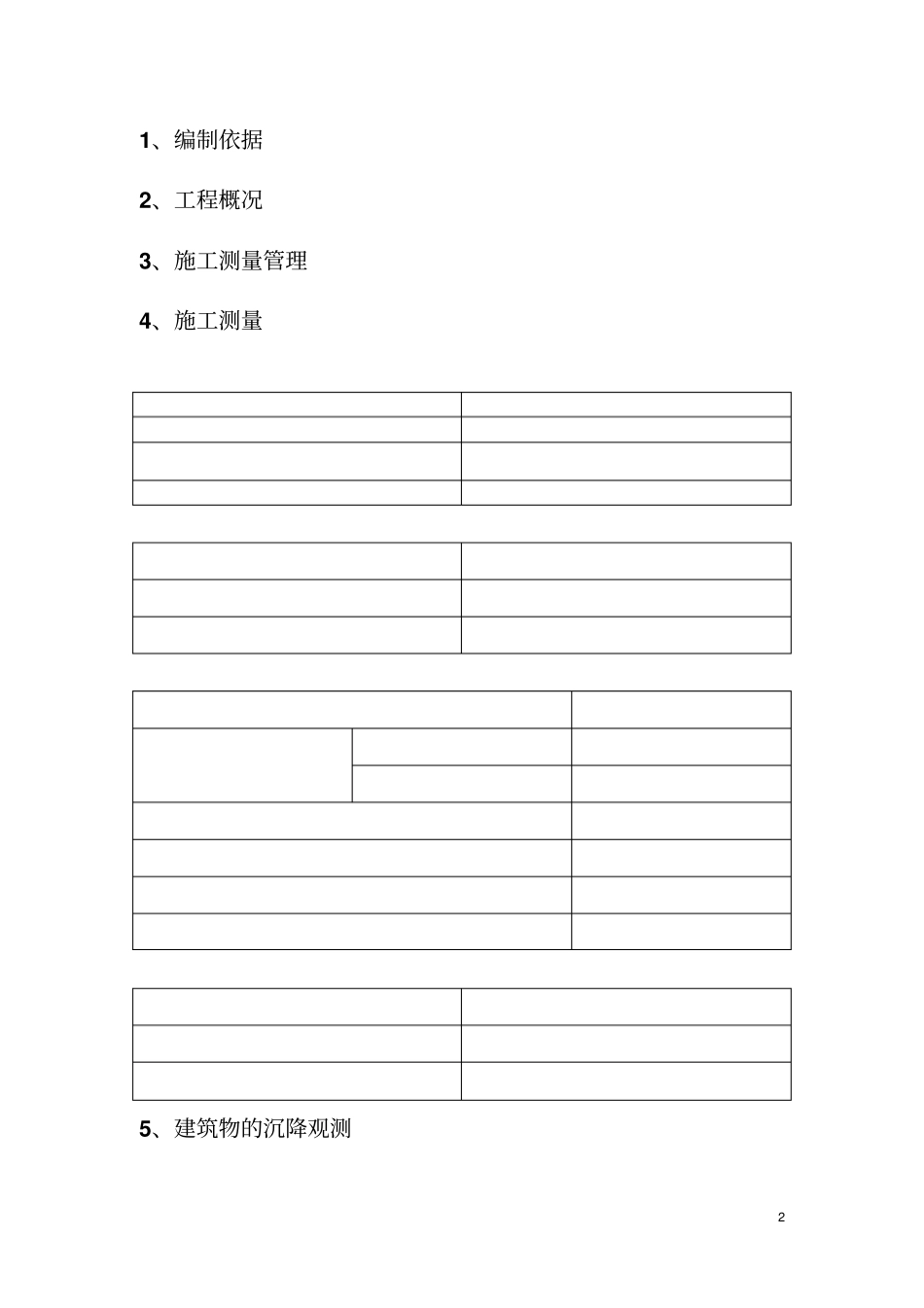 河南某短肢剪力墙结构住宅楼工程测量方案完成_第2页