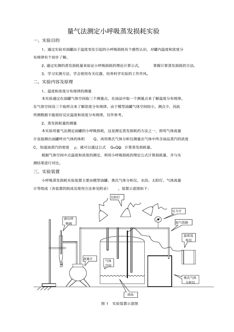 油库的设计小呼吸损耗试验_第1页