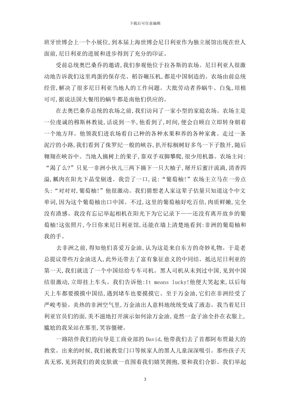 我设计了世博尼日利亚馆_第3页