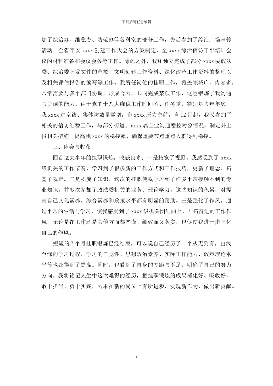 挂职工作个人工作总结_第2页